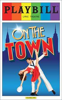 On the Town - June 2015 Playbill with Rainbow Pride Logo 